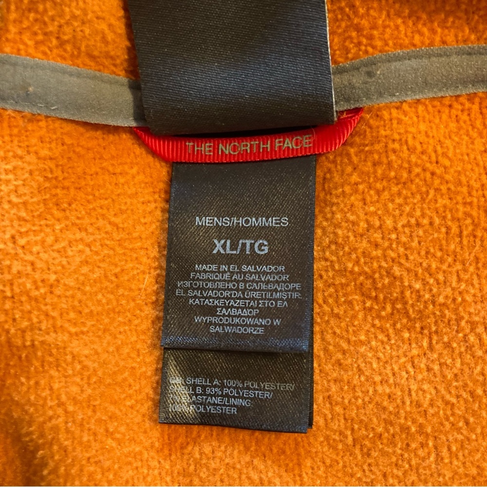 NEW The North Face Full Zip Hoodie Jacket XL Burnt Orange - Picture 8 of 8